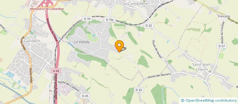 localisation de l'entreprise SEREINVEST  MONTASTRUC-LA-CONSEILLERE