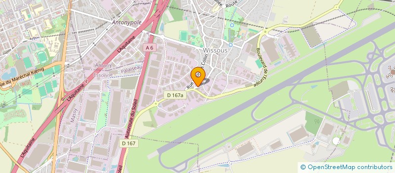 localisation de l'entreprise SEREL SERVICE EQUIPEMENT LOCATION  WISSOUS