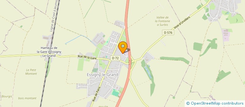 localisation de l'entreprise SERELEC à ESSIGNY-LE-GRAND