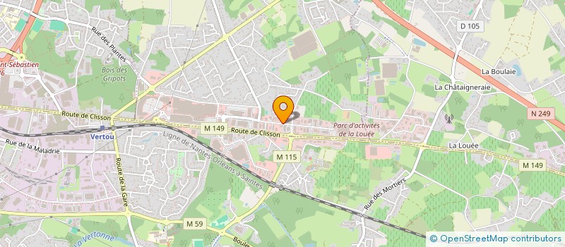 localisation de l'entreprise SERELEC à BASSE-GOULAINE