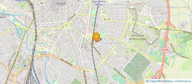 localisation de l'entreprise SERELISE 2  DIJON