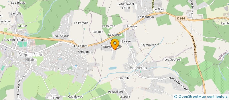 localisation de l'entreprise SERELVIA  BONNETAN