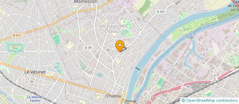 localisation de l'entreprise SERELY  CHATOU