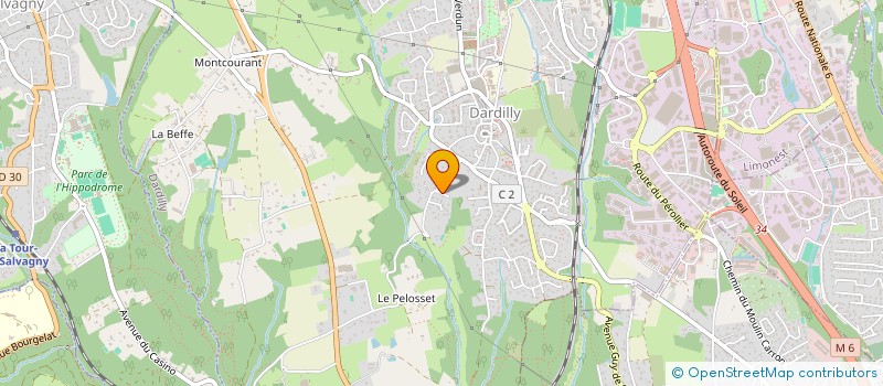 localisation de l'entreprise SERELYS  DARDILLY