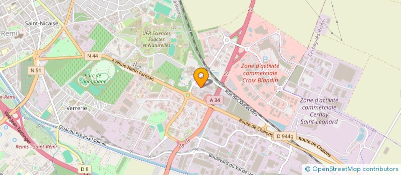 localisation de l'entreprise SEREMA INGENIERIE  REIMS