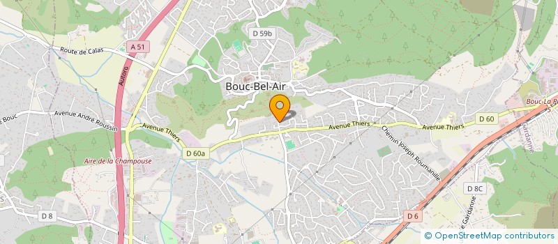 localisation de l'entreprise SEREN à BOUC-BEL-AIR
