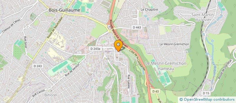 localisation de l'entreprise SEREN à ROUEN