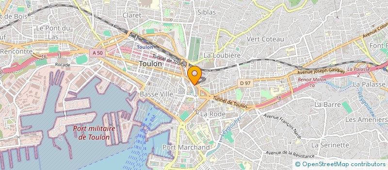 localisation de l'entreprise SEREN  TOULON