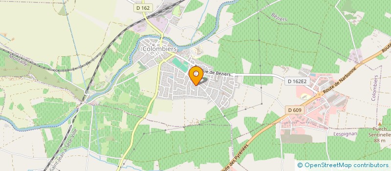 localisation de l'entreprise SEREN ANIMATION MUSICALE à COLOMBIERS