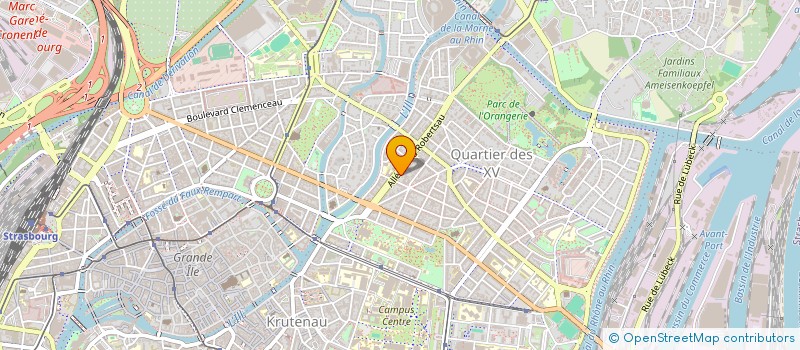 localisation de l'entreprise SEREN AVOCATS  STRASBOURG