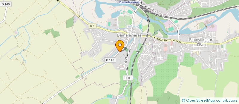 localisation de l'entreprise SEREN'FORMATIONS - SEREN'HYP'PLANTES  DAMELEVIERES