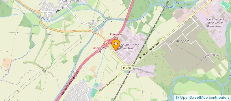 localisation de l'entreprise SEREN'S CARS  DRUSENHEIM