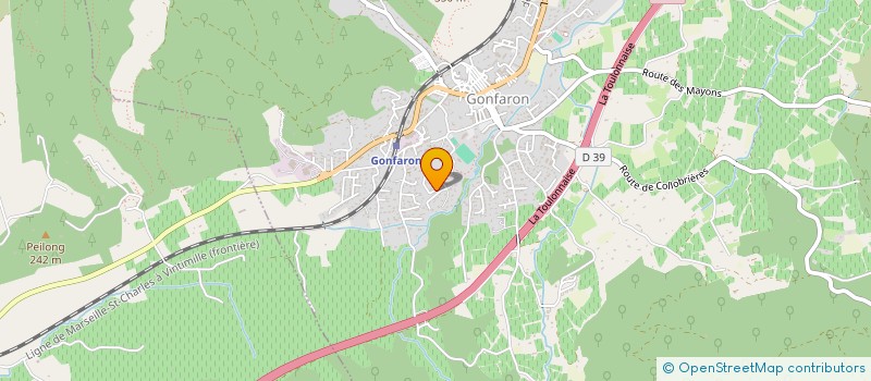 localisation de l'entreprise SEREN TRANSACTION  GONFARON