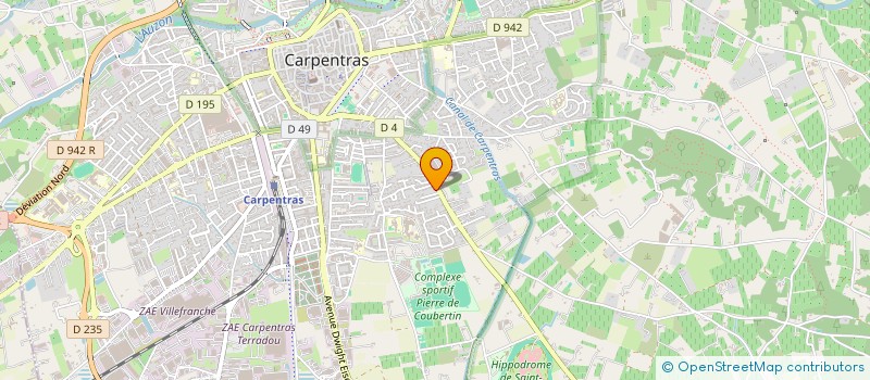 localisation de l'entreprise SERENA à CARPENTRAS