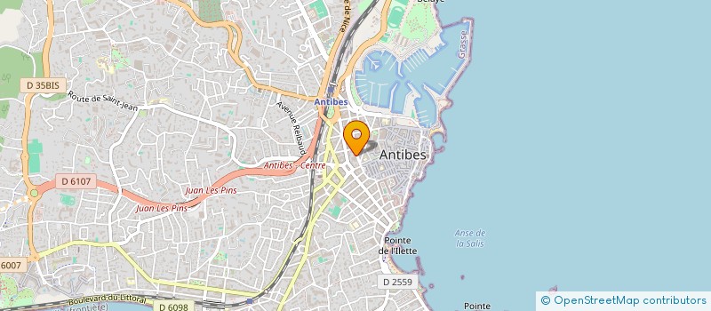 localisation de l'entreprise SERENA à ANTIBES