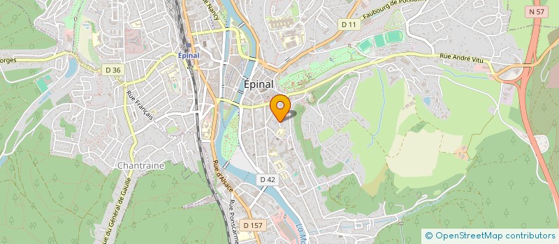 localisation de l'entreprise SERENA à EPINAL