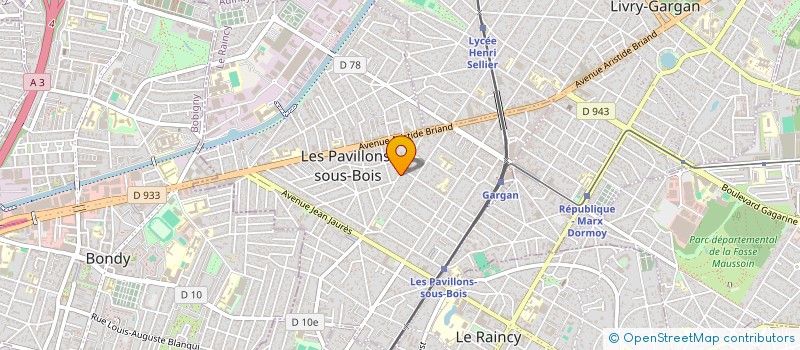 localisation de l'entreprise SERENA à LES PAVILLONS-SOUS-BOIS