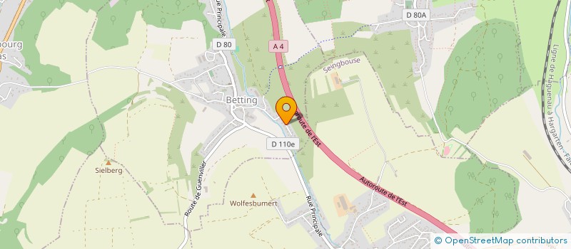 localisation de l'entreprise SERENA  BETTING