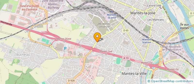 localisation de l'entreprise SERENA  MANTES-LA-VILLE