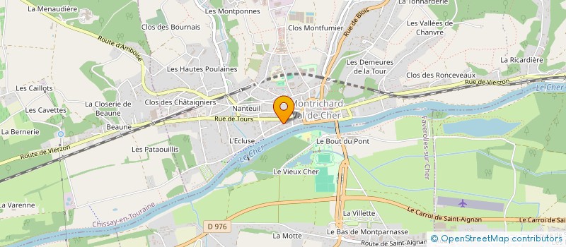 localisation de l'entreprise SERENA à MONTRICHARD-VAL-DE-CHER