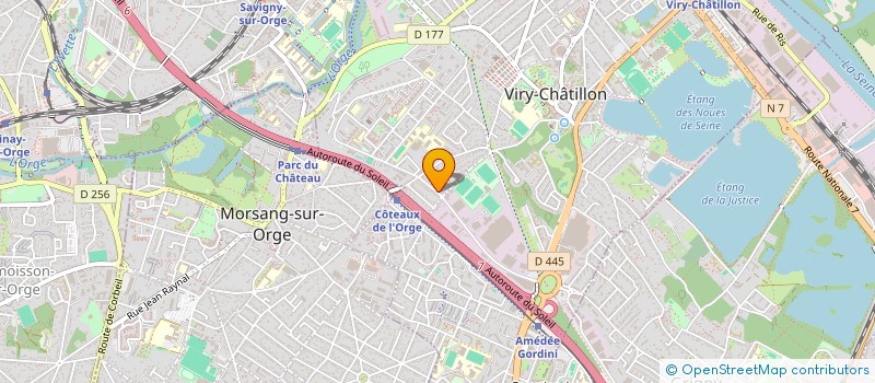 localisation de l'entreprise SERENA à VIRY-CHATILLON