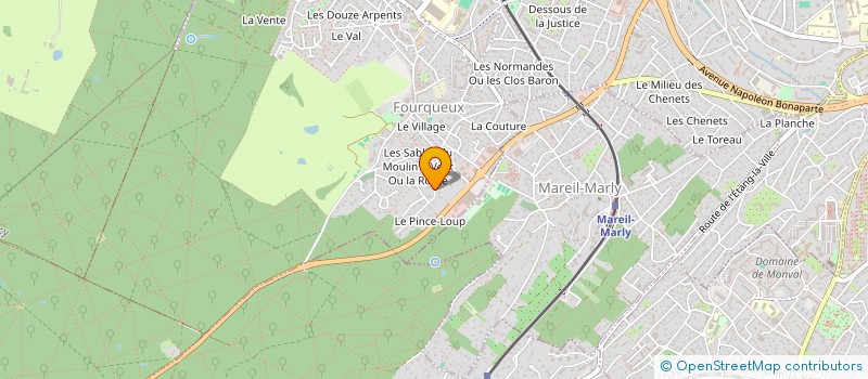 localisation de l'entreprise SERENA  SAINT-GERMAIN-EN-LAYE