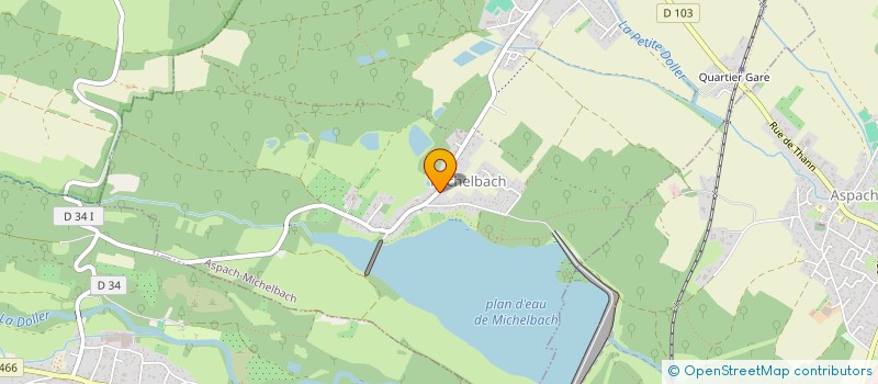 localisation de l'entreprise SERENA  ASPACH-MICHELBACH