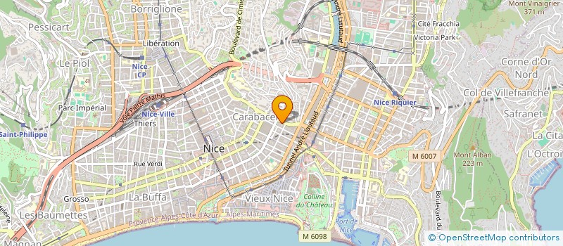 localisation de l'entreprise SERENA KINESITHERAPIE à NICE