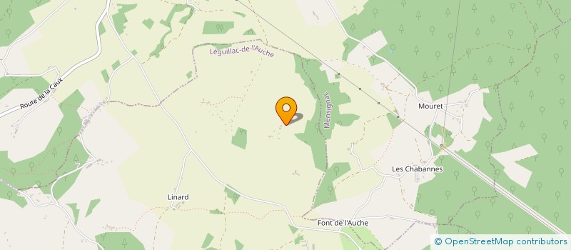 localisation de l'entreprise SERENAC - NAC&CHILL  LEGUILLAC-DE-L'AUCHE