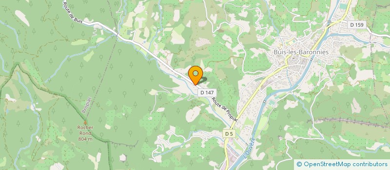 localisation de l'entreprise SERENADES EN BARONNIES  BUIS-LES-BARONNIES