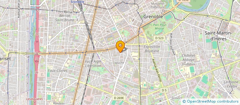 localisation de l'entreprise SERENAM à GRENOBLE