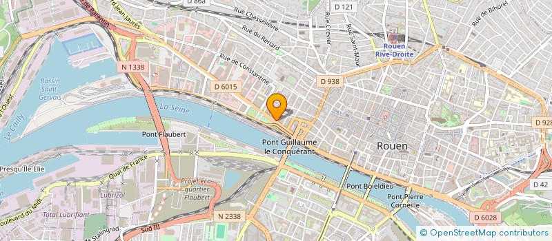 localisation de l'entreprise SERENAS à ROUEN