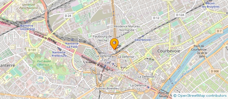 localisation de l'entreprise SERENDICITE à COURBEVOIE