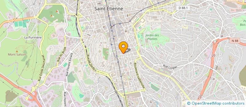 localisation de l'entreprise SERENDIP  SAINT-ETIENNE