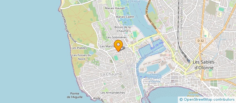 localisation de l'entreprise SERENDIP HOME à LES SABLES D'OLONNE