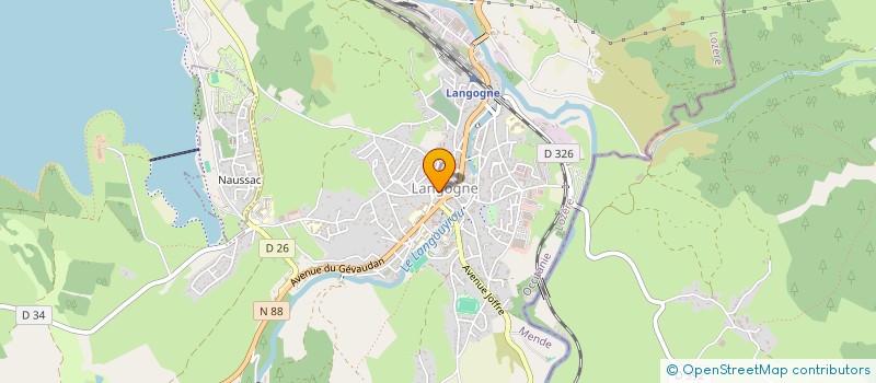 localisation de l'entreprise SERENDIPITE  LANGOGNE