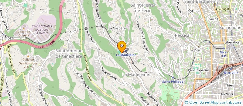 localisation de l'entreprise SERENDIPITY à NICE