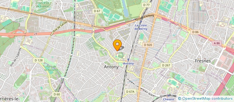 localisation de l'entreprise SERENDIPITY à ANTONY