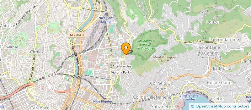 localisation de l'entreprise SERENDIPITY à NICE