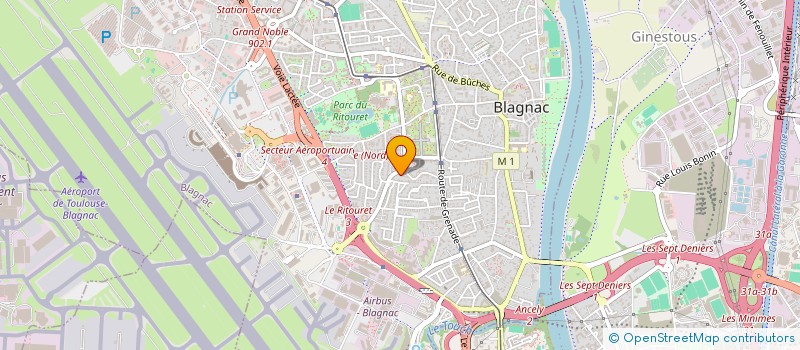 localisation de l'entreprise SERENDIPITY  BLAGNAC