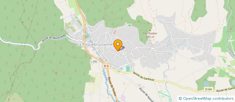 localisation de l'entreprise SERENDIPITY  LA ROQUEBRUSSANNE