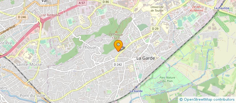 localisation de l'entreprise SERENDIPITY  LA GARDE