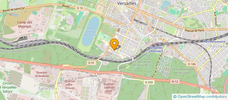 localisation de l'entreprise SERENDY PARTNER à VERSAILLES
