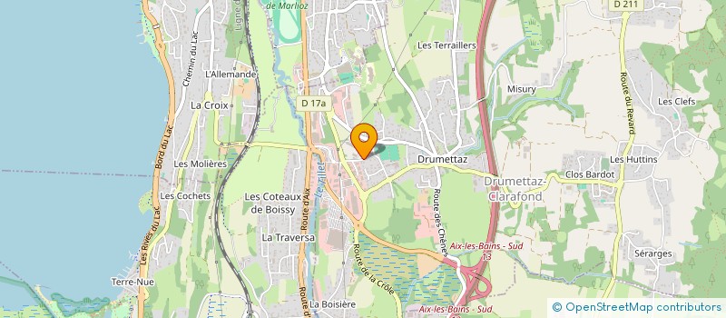 localisation de l'entreprise SERENE IMMO  DRUMETTAZ-CLARAFOND