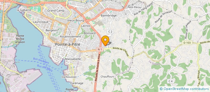 localisation de l'entreprise SERENE NETWORK à LES ABYMES