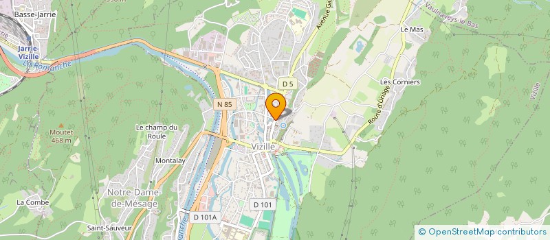 localisation de l'entreprise SERENELEAF à VIZILLE