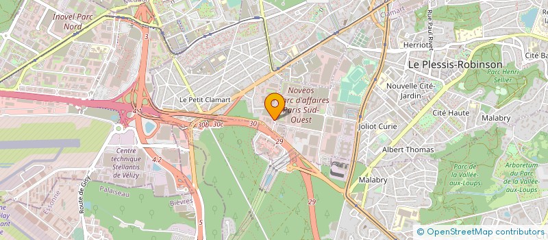 localisation de l'entreprise SERENEO  MEUDON