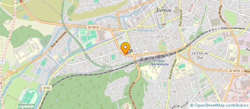 localisation de l'entreprise SERENGETI à EVREUX