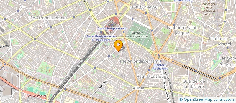 localisation de l'entreprise SERENHA à PARIS