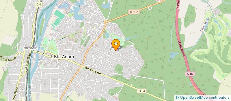 localisation de l'entreprise SERENI  L'ISLE-ADAM